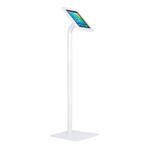 Elevate II 系列 – 落地式資訊亭（白色）— 適用於 iPad 10.2 英寸第 9 代（2021 年版）/ 第 8 代/第 7 代 – KAA111W