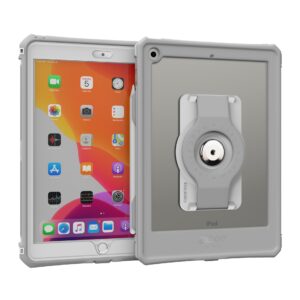 aXtion Slim MH 超薄全防水軍用級防震保護殼（白色）– 相容 iPad 10.2 英寸（第 9 代*、2021 版/第 8 代/第 7 代）- CWA635MHW
