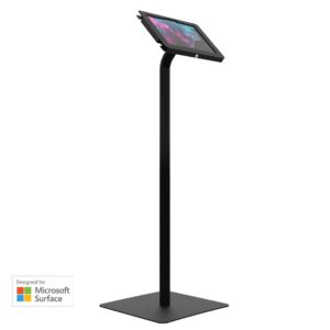 Elevate II Series – Floor Stand Kiosk (Black) — For Surface Pro 7+ | 7 | 6 | 5 | 4 – KAM301B