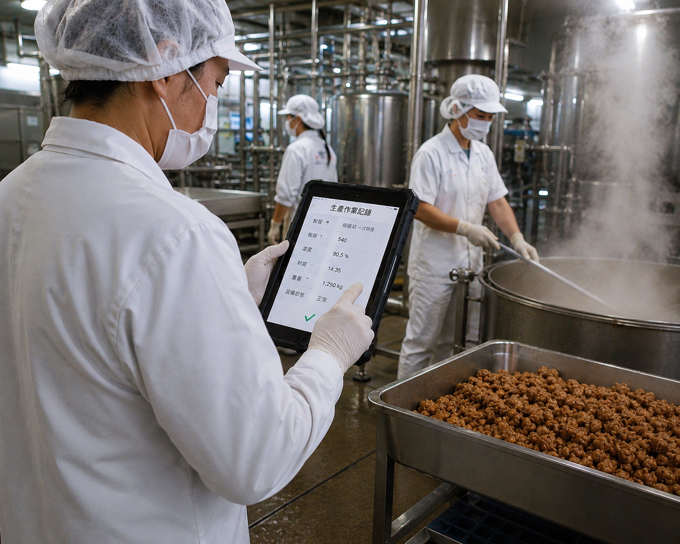 aXtion 防水防摔保護殼 食品製造業 iPad 行動化導入方案